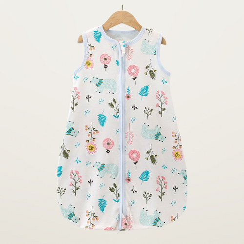 baby sleeping vest white Pattern