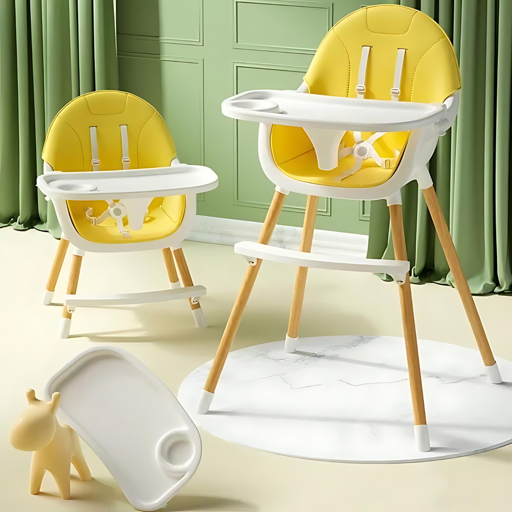 dining chair - multifunctional baby chair easy installation yellow