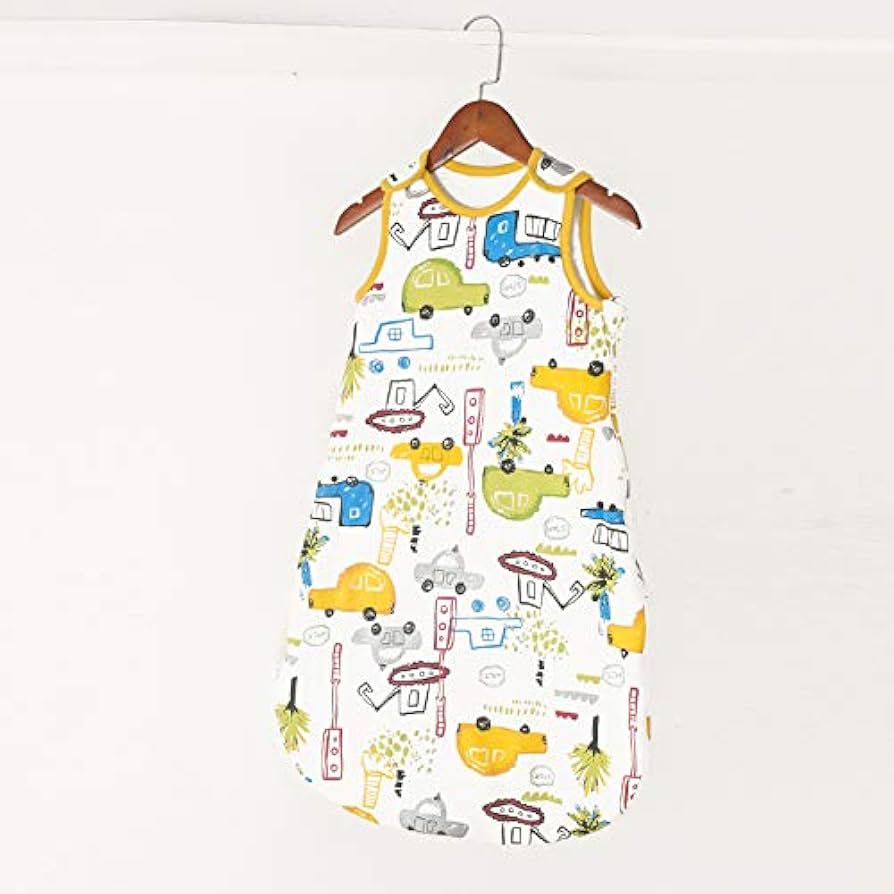 Baby Cotton Padded Sleeping Bag Anti-Kick Swaddle Vest Soft & Secure Sleep Sack