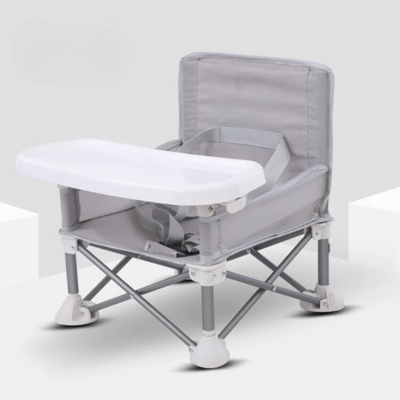 Gray Portable Baby Chair