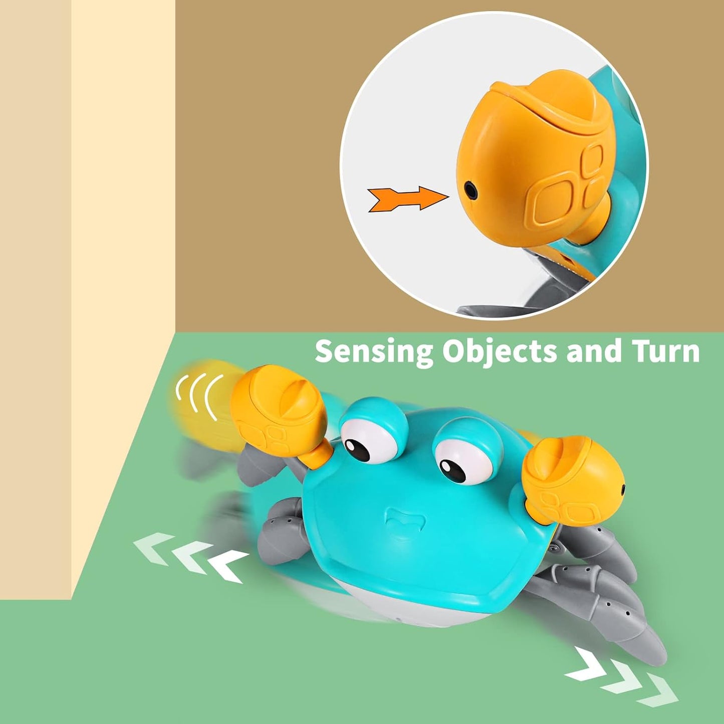 Baby Tummy Time Crab – Crawling Development Toy