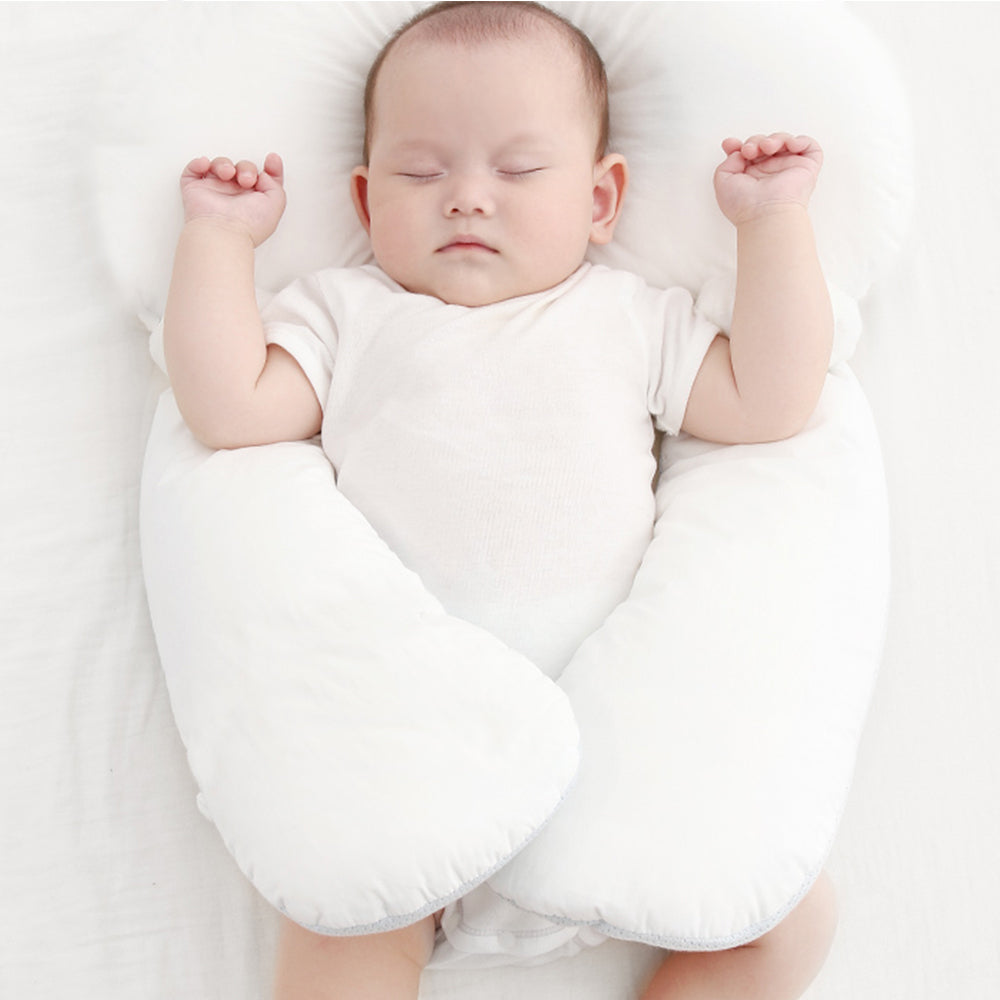 Baby Head Shaping Pillow – Breathable & Supportive Anti-Flat Head Cushion